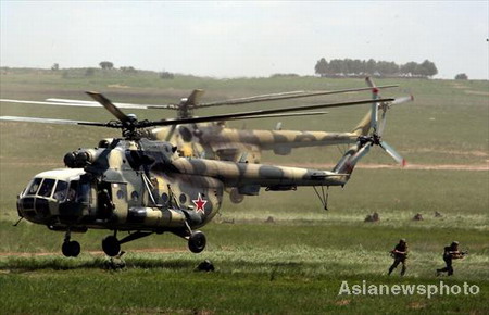 Sino-Russian drill a warning to terrorists
