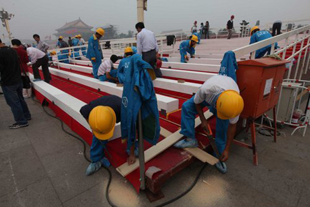 Tiananmen Gate ready for celebrations