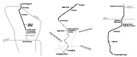 Beijing launches three new subway sections