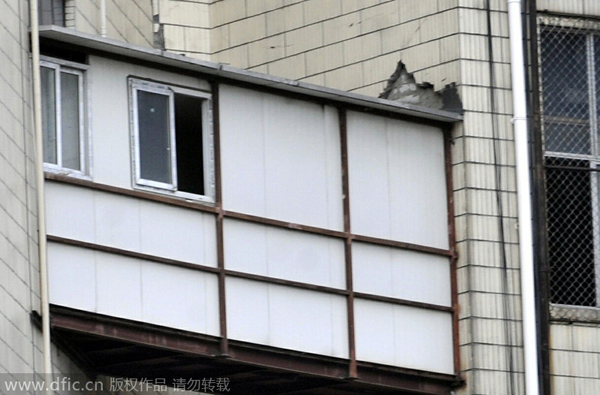 Room in the air with a view