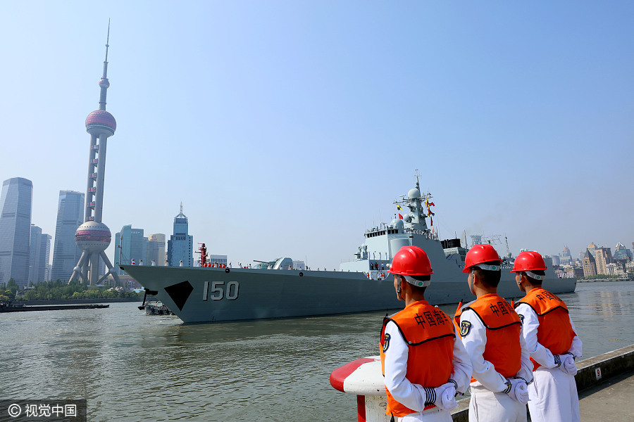 Three naval ships set sail on goodwill voyages