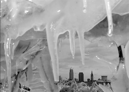 Less ice on Great Lakes in winter