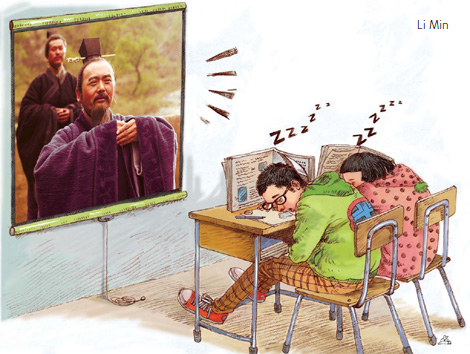 Confucius loses his way