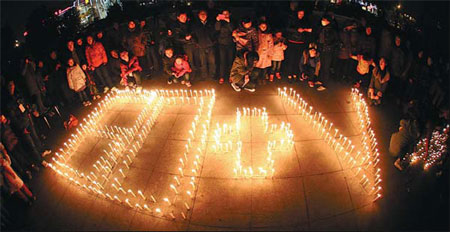 Internet row as city lights are turned off