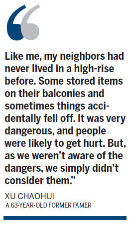 Leaving the fields behind, villagers become city slickers