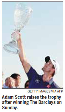 Aussie Scott captures The Barclays crown