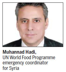 UN official calls for China's help with Syrian food crisis