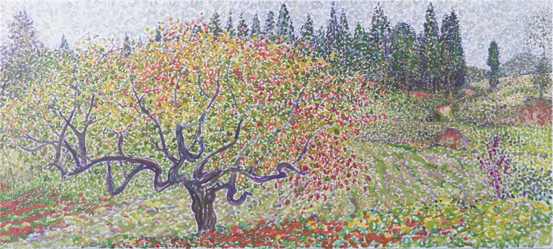 Oil exhibit captures social background