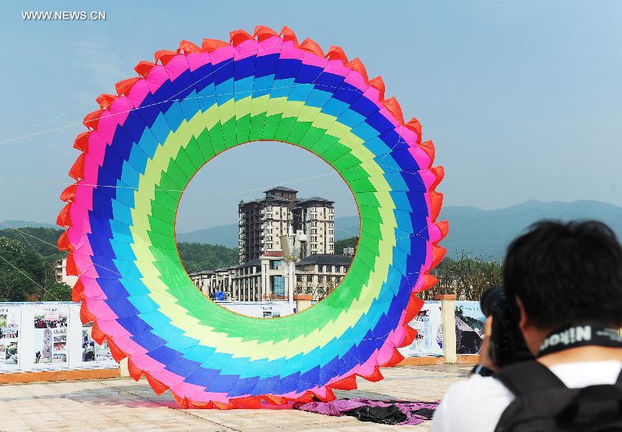 Kite festival kicks off in China's Nanchang