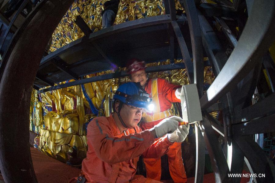 China restores 800-year-old Buddhist statue