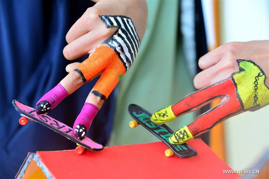 When fingers meet art