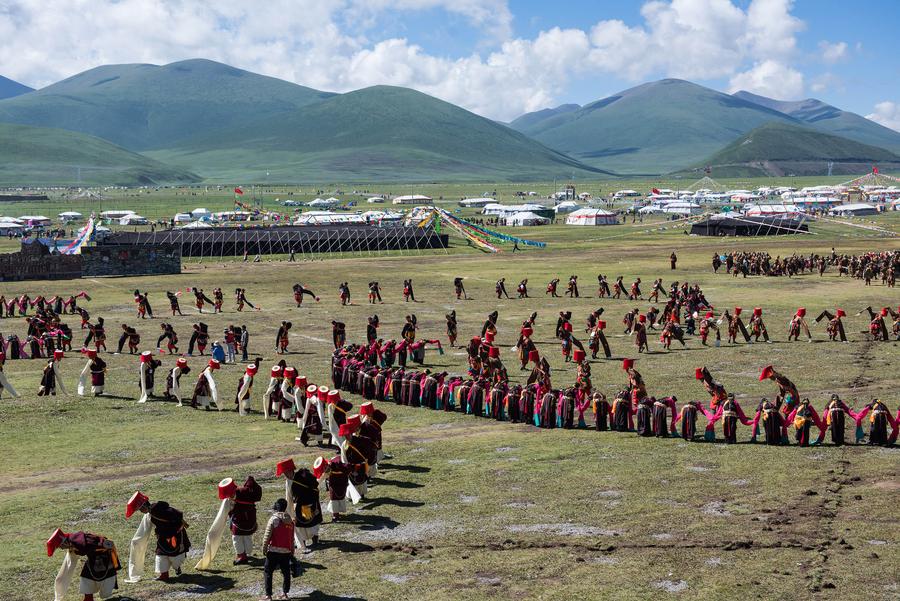 Tent festival kicks off in Shiqu, Sichuan province