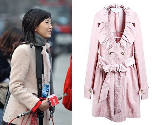 兩會(huì)風(fēng)景線 學(xué)美女記者穿好OL知性正裝