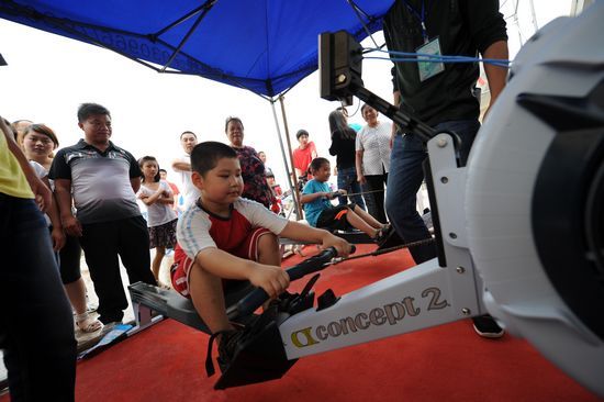 2012年沂河體育旅游節(jié)測功儀成全民健身新寵