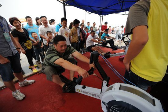 2012年沂河體育旅游節(jié)測功儀成全民健身新寵