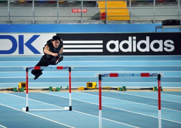 政協(xié)委員劉翔訓練忙 備戰(zhàn)田聯(lián)室內(nèi)錦標賽