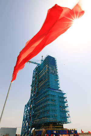 神舟九號靜待發(fā)射