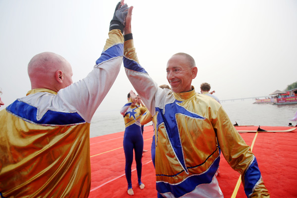 吉尼斯世界紀錄挑戰賽臨沂開啟 首日失利明日再戰