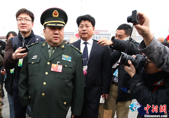 警察在天安門廣場執勤