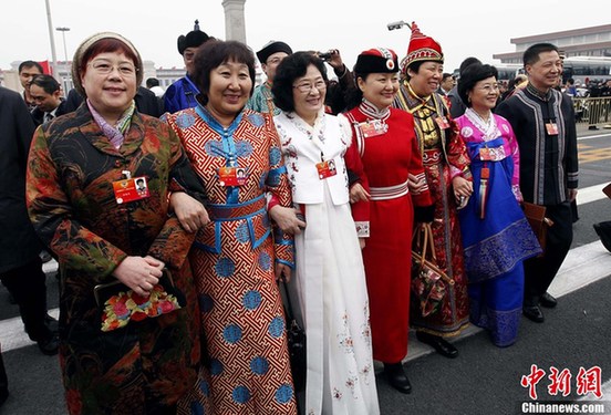 警察在天安門廣場執(zhí)勤