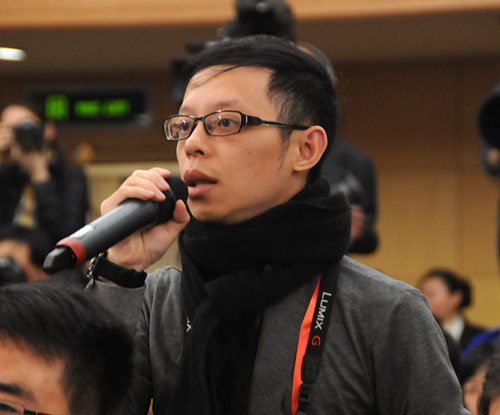 臺灣經濟日報記者提問