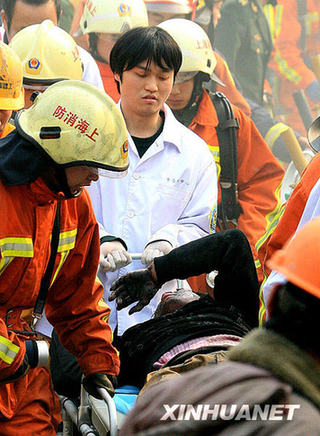 上海軌道交通11號線工地發生火災