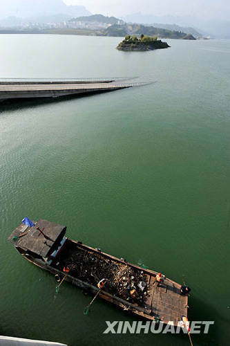 三峽水庫(kù)水位首次出現(xiàn)滯漲