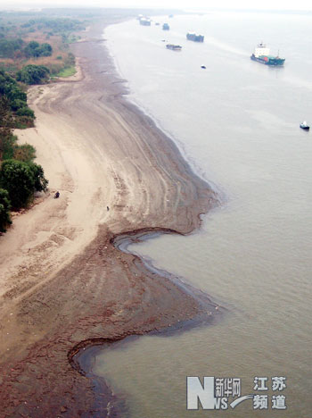 長(zhǎng)江南京段水位降至30年來(lái)最低
