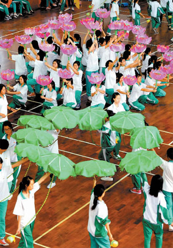 “荷花仙子”大彩排