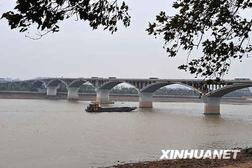 湖南旱情緩解 湘江長沙段水位回漲