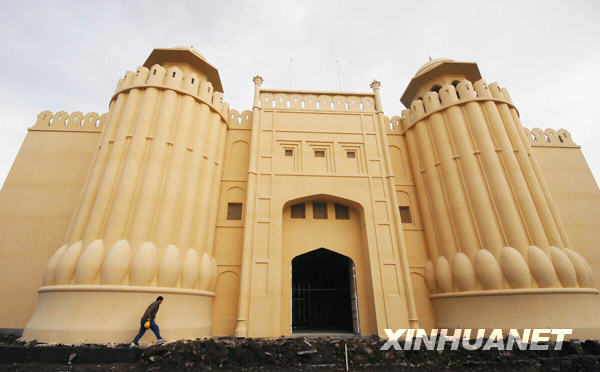 上海世博園區展雄姿