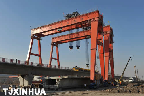 津秦客專、京津城際延長線冬季施工熱火朝天