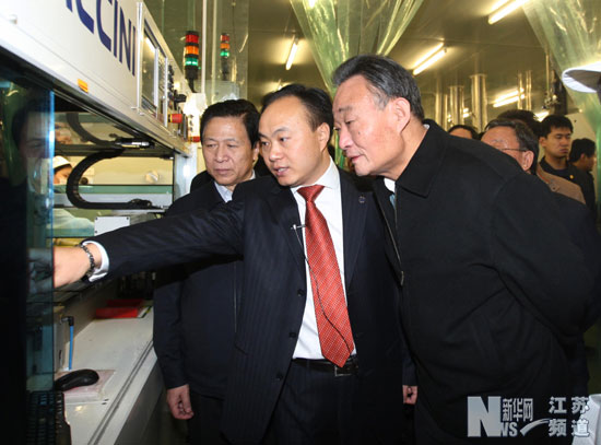 吳邦國在江蘇調研