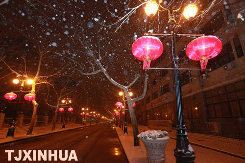 天津：歡慶元宵節 瑞雪兆豐年