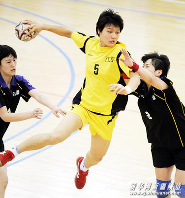 全國女子手球冠軍杯：江蘇勝新疆