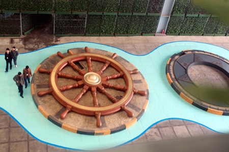 上海世博會中國船舶館布展完成