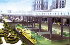 大連地鐵建在鬧市區(qū) 億元成本用于保安全不擾民