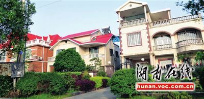 湖南現官員豪宅街 縣人大副主任豪宅價值500萬(圖)