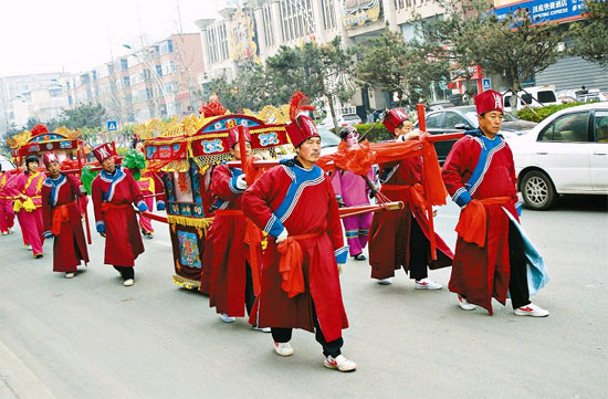 過把復古癮 八抬大轎迎新娘