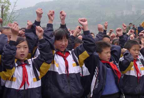 汶川縣銀杏鄉(xiāng)：帶著感恩的心奮進