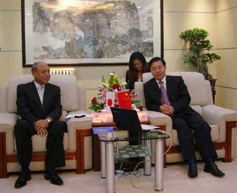 日本丸紅株式會社代表團訪問南通