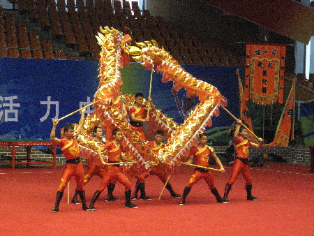 四體會舞龍比賽 英姿颯爽顯龍威-廣東失利 江蘇奪魁
