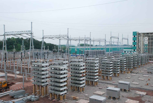 最大電力高速起點復龍換流站安裝為世博會供電