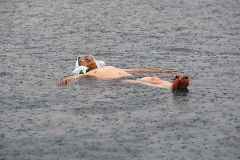 “中國死海”煮餃子