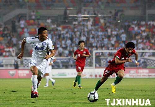 中超聯賽：天津泰達勝河南建業