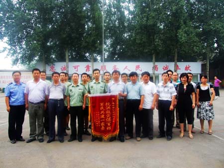 三門峽：抗洪救災保百姓 軍民共建一家親