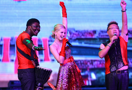 新東城文藝演出 區干部集體亮相