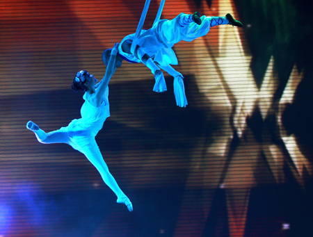 新東城文藝演出 區(qū)干部集體亮相