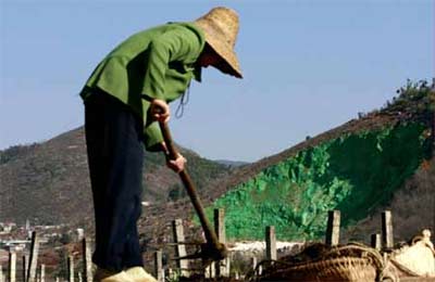 荒唐！陜西華縣一采石場毀壞山體竟刷綠漆“遮羞”