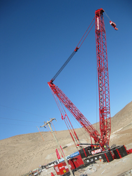 三一神州第一吊24小時(shí)待命救援智利礦工